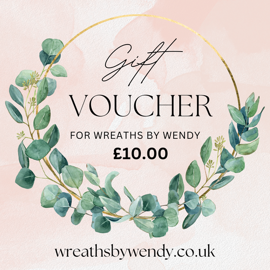 gift voucher for £10 for Wreaths By Wendy